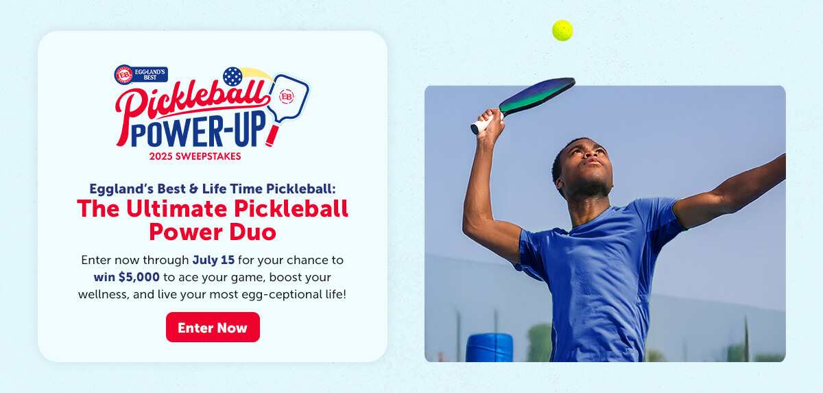 Eggland s best pickleball power up sweepstakes entry form